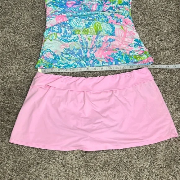 Lilly Pulitzer Halter Tankini and Skirted Bikini Bottoms - Picture 4 of 5